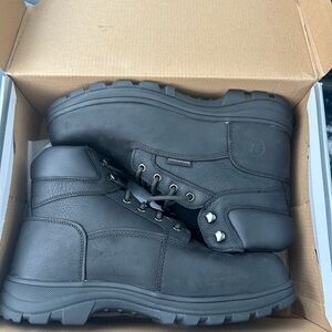 Men's Black Work Boots